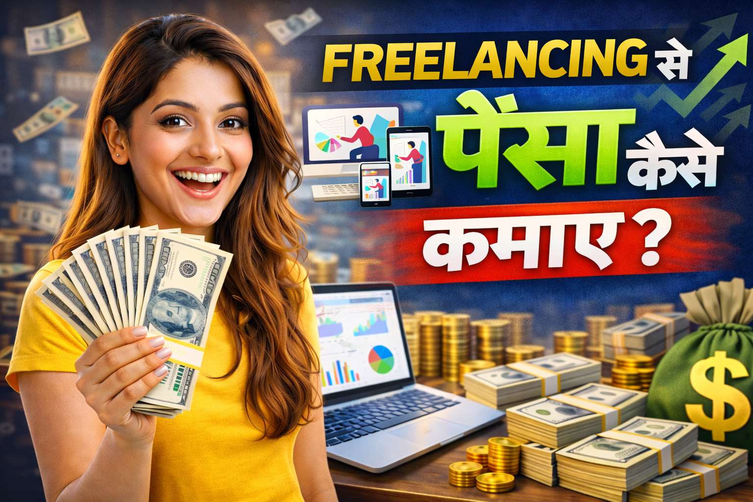 Freelancing Se Ghar Baithe kamaye